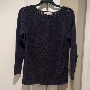 LOFT Crochet Knit Sweater